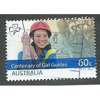 AUS 2010 60c '100TH ANN OF GIRLGUIDING' FINE USED (EBID35-078)