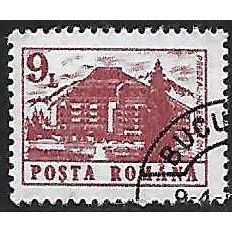 Romania Mi 4669: 9 L. brown-lake Definitive Stamp: Hotels: Orizont, Predeal.