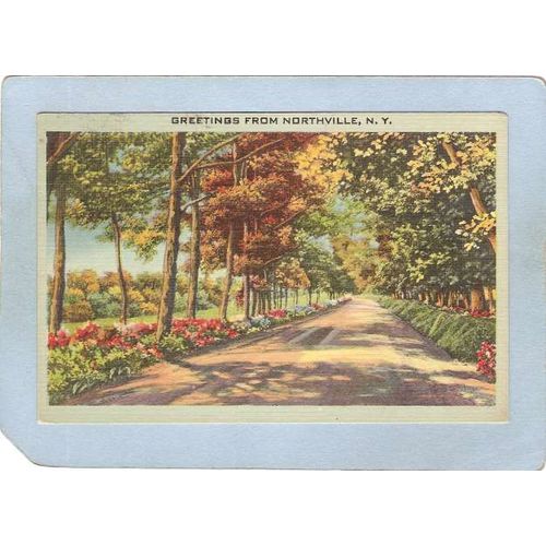 New York Northville Greetings From Northville N Y ny_box5~1964