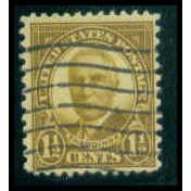 Used 684 1 1/2c Warren Harding Fine M08603