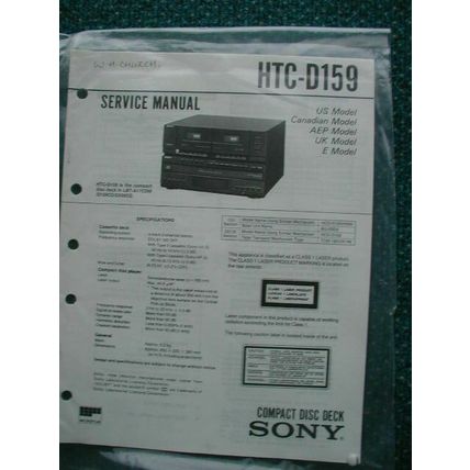 Sony service manual HTC-D159