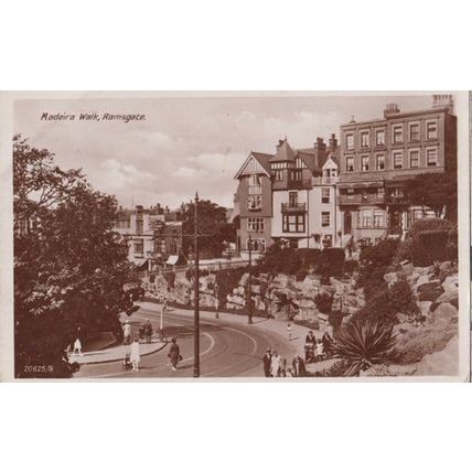 Dover London Train Route Journey Advertising Poster Victorian Painting Postcard