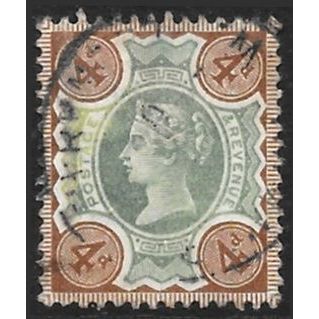 1887 -1892 The 50th Anniversary of the Regency of Queen Victoria - 4d Used C5-