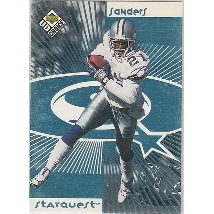 DEION SANDERS 1998 UPPER DECK CHOICE STARQUEST # 21