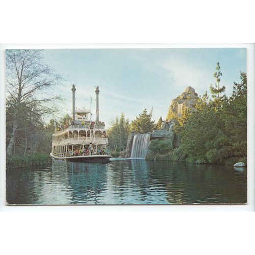 Mark Twain Rivers of America Disneyland Postcard 19c