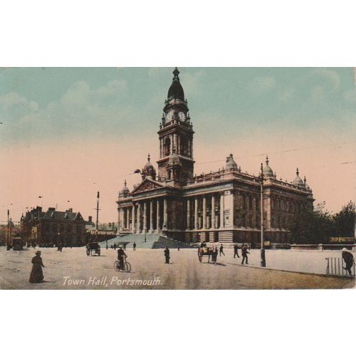 GB circa 1905 The Town Hall Portsmouth by Milton no 518 see others