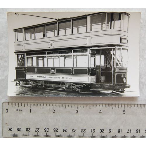 Photo Sheffield Tram no.413