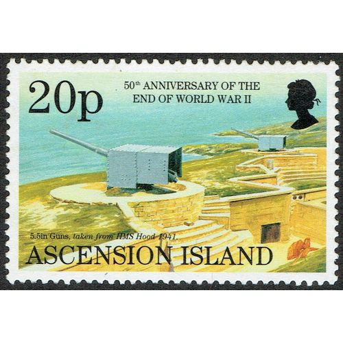 Ascension 1995 50th Anniversary End of World War II 20p Multicoloured SG652 UM
