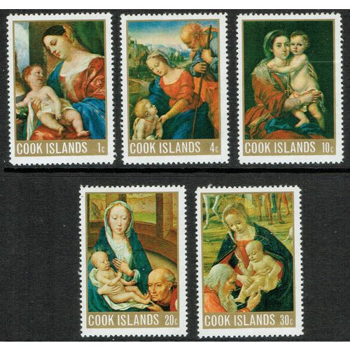Cook Islands 1968 Christmas set 5v SG283-287 UM*