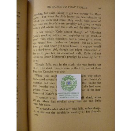 SCHOOL DAYS AT ST. BEDE'S or THE GIRLS OF ST. BEDE'S 1929 YOUNG ADULT NOVEL
