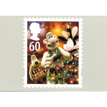 Great Britain SG 3128/34 & MS3135 PHQ: Christmas with Wallace and Gromit