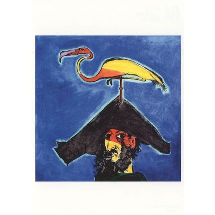 Philip Sutton Alas Poor Romeo Parrot Pirate Painting Postcard