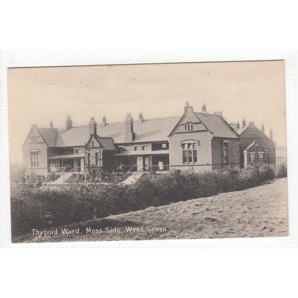 Thyphoid Ward Moss Side Hospital Wrea Green Postcard Lancashire