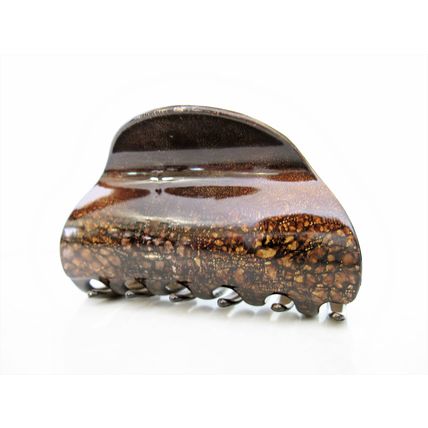 Painted marbled hair claw clamp clips medium hair