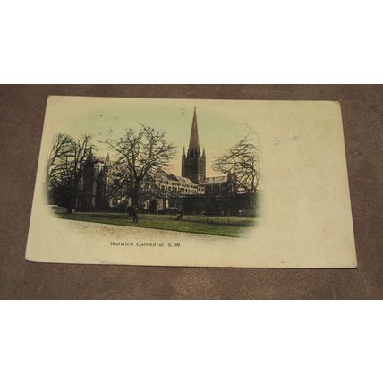 1904 fr Postcard - The Cathedral Sw, Norwich - Norfolk