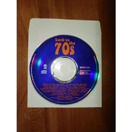 Back To The 70s 1995 cd, K-tel re-recordings, disc only. Brian Connolly The Tams