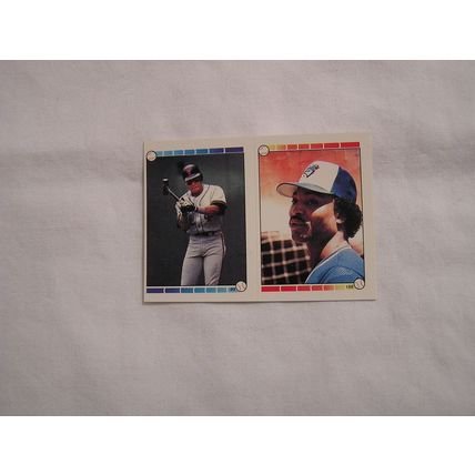 Teddy Higuera 1989Topps Stickerback NO.28 stickers Candy Maldonado Lloyd Mosely