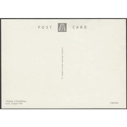 Truro Cathedral From Chapel Hill, Cornwall, c.1980 - Judges Postcard