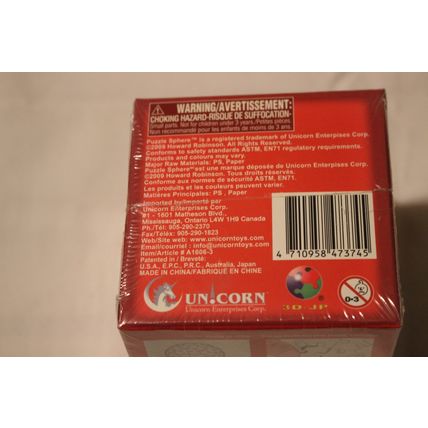 SNOWMAN 60 PIECE PUZZLE SPHERE SEALED SNOWMAN