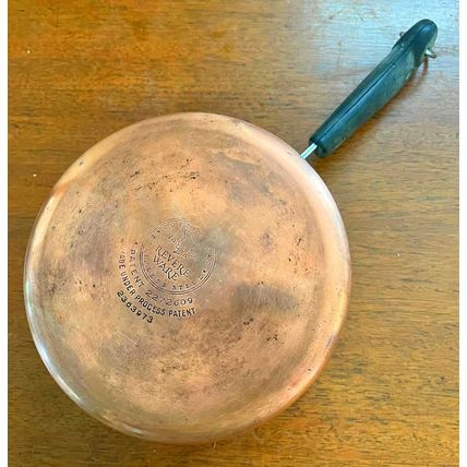 REVERE WARE 2 Qt Copper Bottom Sauce Pot USA Vintage #319