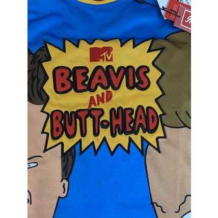 BEAVIS & BUTTHEAD Headgear Classics Basketball Blue Jersey~Never Worn~S M L XL2X