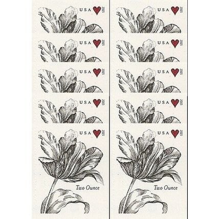 2015 Yes I Do 2 Oz Current Rate PACK OF TEN - Wedding Stamps Scott 5002