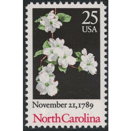 North Carolina Statehood ONE PACK OF TEN 25 Cent Postage Stamps Scott 2347