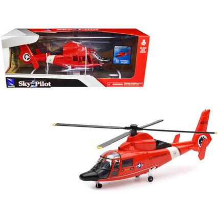 Eurocopter Dauphin HH-65C Helicopter Red "United States Coast Guard" "Sky Pil...