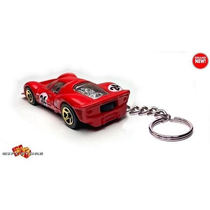 KEYCHAIN RED FERRARI 330 P4 BERLINETTA PININFARINA CUSTOM Ltd GREAT GIFT