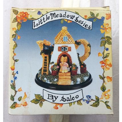 NEW UNUSED LITTLE MEADOW SERIES BEAUTIFULLY DECORATED TEAPOT POTPOURRI HOLDER