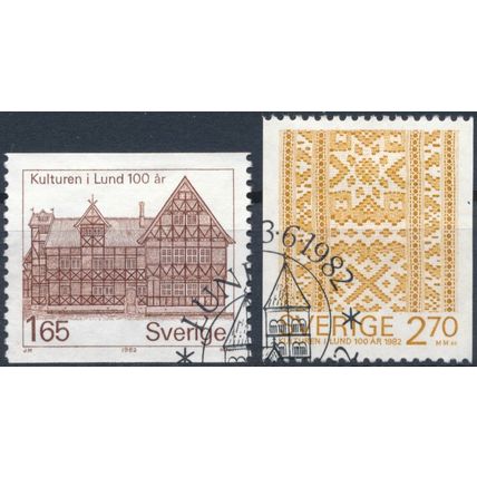 Centenary Museum of Cultural History, Lund - Sweden 1982 - FDI H - MiNr 1193/4