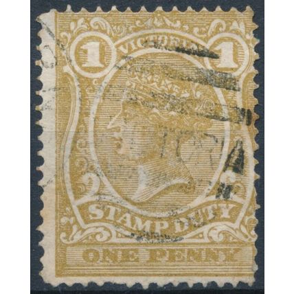 Stamp Duty: 1d - Victoria 1884 - Used Hinged - SG 265