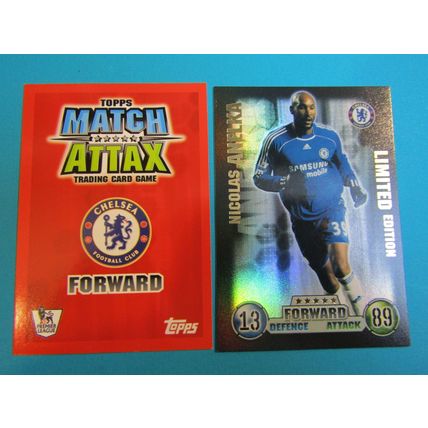 Nicolas Anelka - LIMITED EDITION - Chelsea Match Attax 2007/08 Football Card