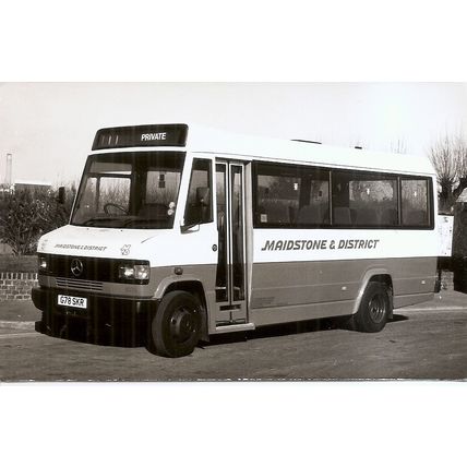 Black & White Photograph of Maidstone & District Motor Services Ltd. - G78 SKR