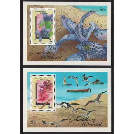 St. Vincent Gren Orchids MS 1990 MNH SG#MS693