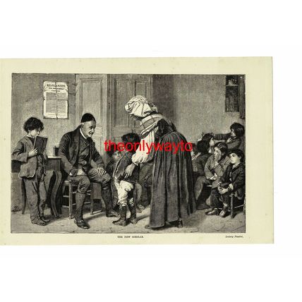 New Scholar At Italian? School, Passini, Book Illustration (Print), 1875