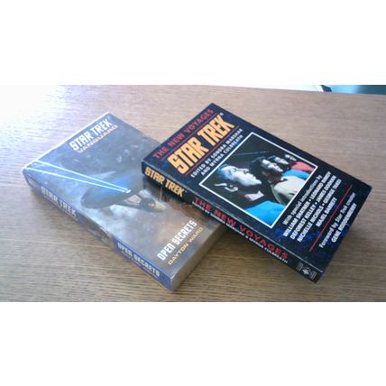STAR TREK: VANGUARD: OPEN SECRETS / STAR TREK: THE NEW VOYAGES (2 Paperbacks)