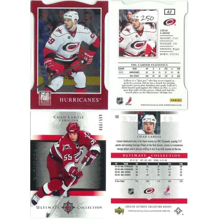 Chad LaRose 10x card lot incl Inserts