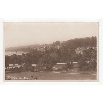 View of Grange-over-Sands Postcard RP Cumbria Local Publisher Hankinson