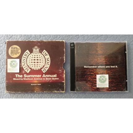 MINISTRY OF SOUND SUMMER ANNUAL 2000 2 CDs MIXED by MADISON AVENUE + SEAN QUINN