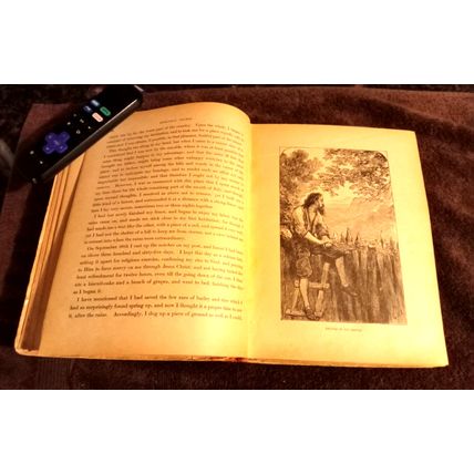 The Adventures Of Robinson Crusoe By Daniel Defoe Circa 1900 10" Tall Good Shape