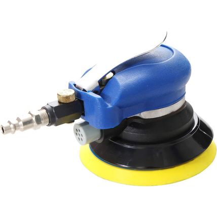Professional Air Random Orbital Sander, Heavy Duty Dual Action Pneumatic Palm Sa