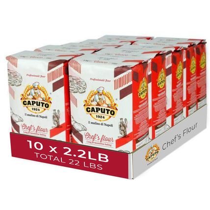 Antimo Caputo Chef'S Flour 2.2 LB (Case of 10) - 22 LB Total - Italian Double Ze