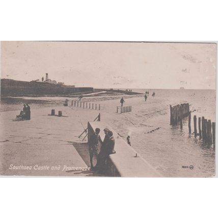 Southsea Castle And Promenade Southsea Hampshire Postcard (QHAM286)