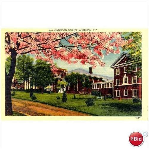 1940's Anderson College, South Carolina & Dogwoods