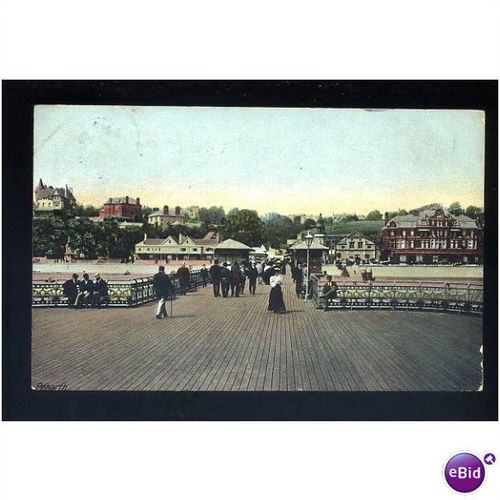 Wales PENARTH Pier Deck Postcard by B&D (21251)