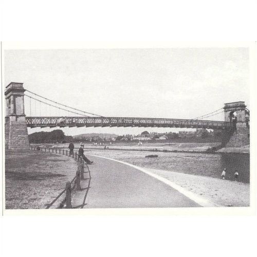 Postcard NOTTINGHAM Suspension Bridge River Trent Edwardian Nottinghamshire