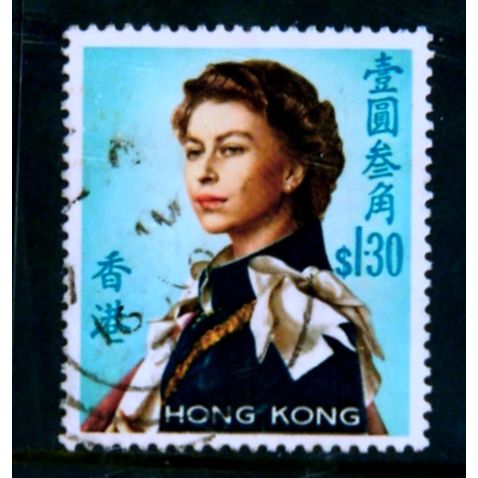 HONG KONG 1962 SG 206 $1.30 MULTICOLOURED FINE USED #4