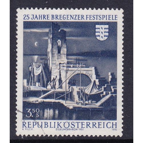 AUSTRIA 1970 25th ANNIV BREGENZ FESTIVAL USED SG1591