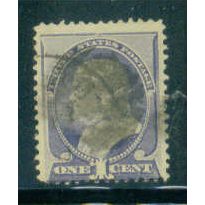 Used 212 1c Benjamin Franklin Average M01502